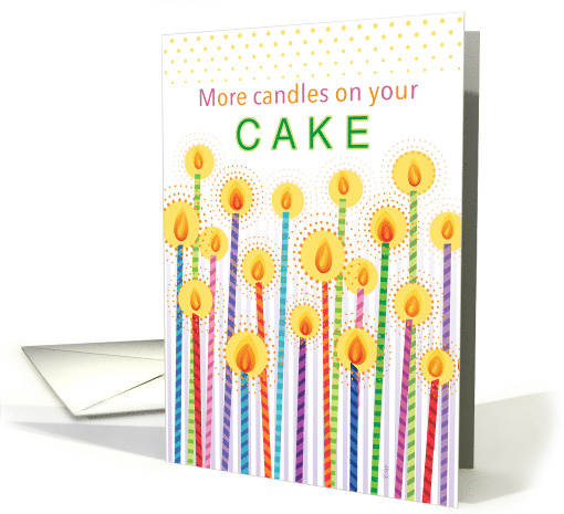 Colorful Candles Reasons to Celebrate Birthday card (1508132)