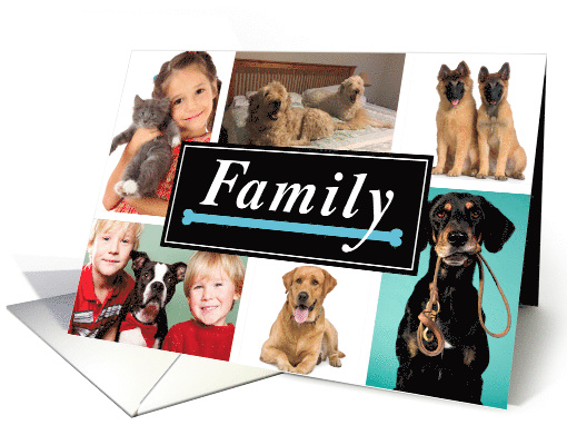 Family Bone Happy Mother's Day From Pets Custom Photo card (1522658)