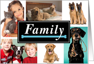 Family Bone Happy Mother’s Day From Pets Custom Photo card