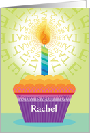 Birthday Cupcake Celebrate Customize Name Business card