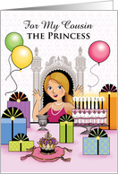 Birthday Princess for Cousin card