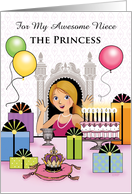 Birthday Princess for My Awesome Niece card