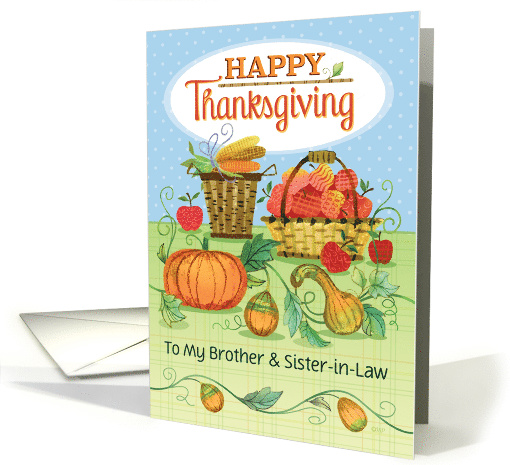 My Brother & Sister-in-Law Happy Thanksgiving Pumpkins... (1548260)