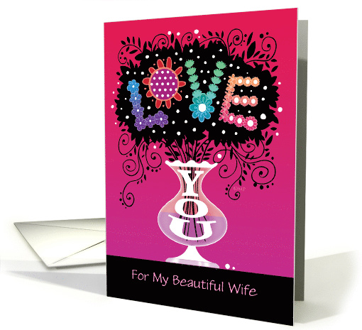 Valentine Bouquet Love Custom Relationship Wife flowers Love card