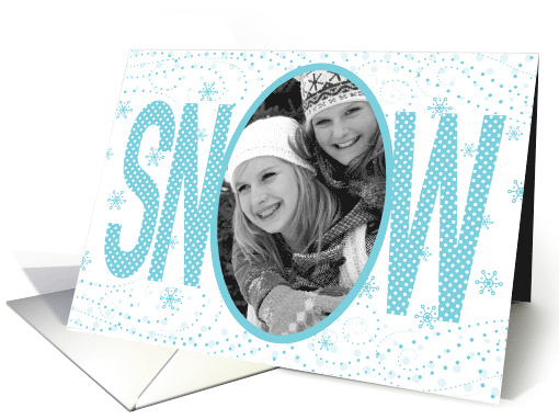 Merry Christmas Snowflakes Snow Covid 19 card (1660984)