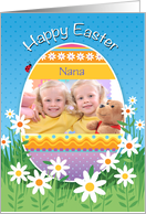 Nana Custom Photo Easter Egg card