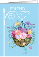 Friend Shepherds Hook Hanging Basket Mother’s Day card