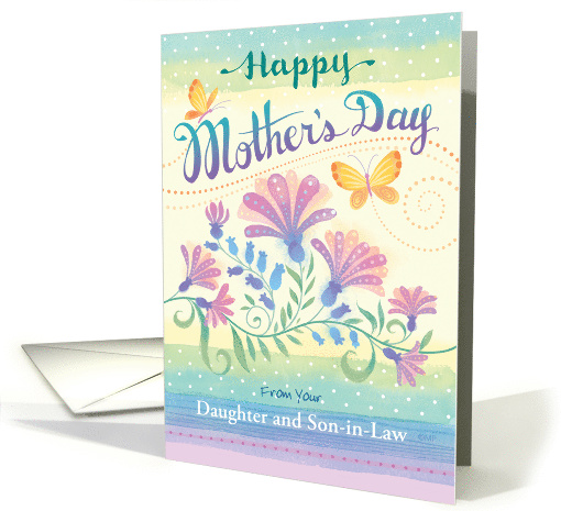 From Daughter and Son in Law Mother's Day Floral Yellow... (1682962)