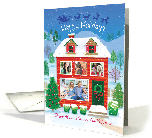From Our House To Yours Custom Photos Happy Holidays... (1694464)