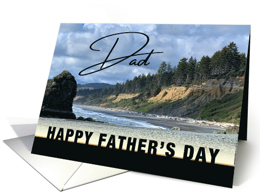 Dad Happy Father's Day Northwest Pacific Coast Photo card (1735984)
