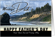 From Your Son Child Happy Father’s Day Northwest Coast Photo card