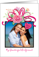 For My Girlfriend Custom Photo Valentine’s Total Package card