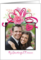 For My Fiance Custom Photo Valentine’s Total Package card
