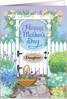 Daughter Mother’s Day Flowering Garden Pagoda card