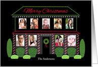 Christmas Lights Home Custom Photos card