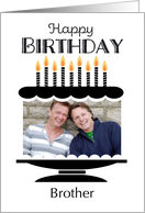 Brother Custom Photo Birthday card