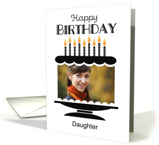 Daughter Photo Birthday Cake card (1898412)