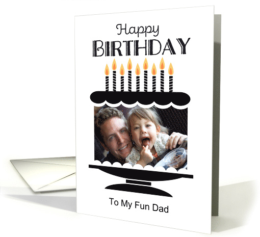 Father Photo Birthday Cake card (1898552)