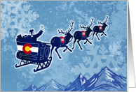Merry Colorado Christmas card