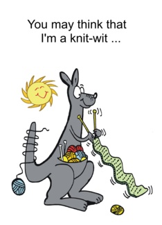 Cartoon kangaroo...