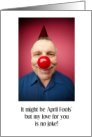 April Fools’ Wedding Anniversary, from Husband card