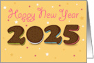 Sweet New Year Wishes 2025 card
