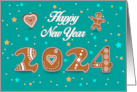 Cookie Delight New Year 2024 card