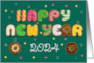 Colorful Donut Delights for 2024 card