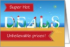 Super Hot Deals. Unbelievable prices! Custom text front card