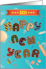 Choco Dreams New Year 2024 card