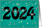 Elegance Happy New Year 2024 card