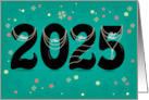 Elegance Happy New Year 2025 card