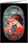 A Story Blossoming In An Oval Frame Two Women Love card
