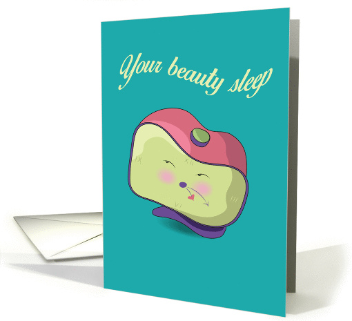 Your beauty sleep. Flirty alarm clock card (1427446)