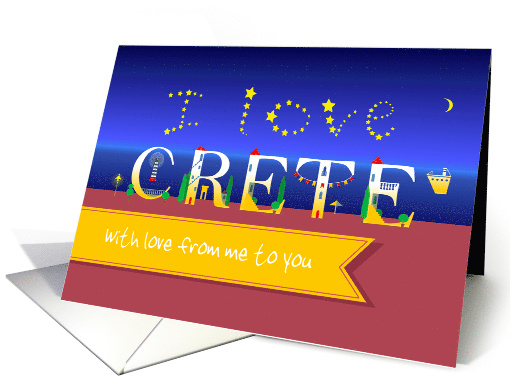 I love Crete. Travel card (1427462)