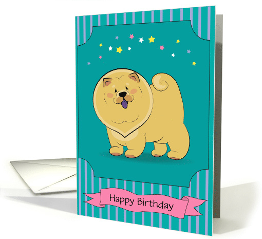 Happy Dog Chow-chow card (1428920)