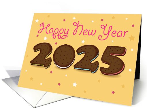 Sweet New Year Wishes 2025 card (1455588)