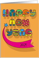 2025 Superhero New Year’s Enchantment card