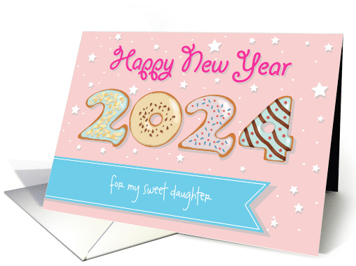 Sweet Daughter's New Year Joy 2024 card (1459686)