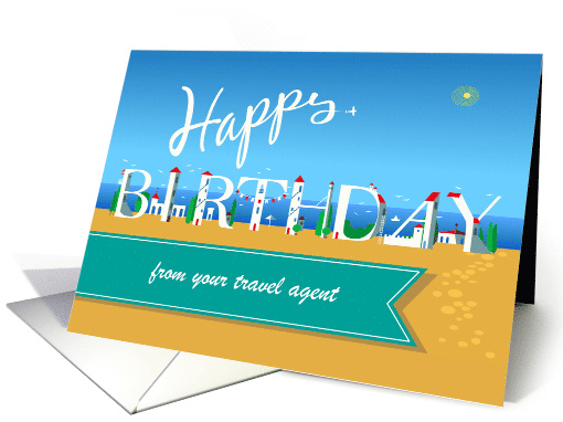 Happy Birthday from your Travel Agent. Summer Beach.... (1470490)