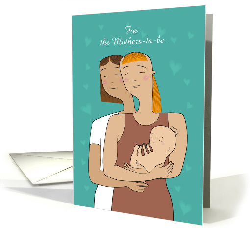 For Mothers-to-be on Mother's Day. Card for Lesbian... (1475414)