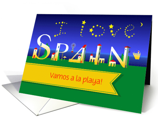 I love Spain. Vamos a la playa - let's go to the beach.... (1476460)