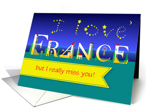 I love France. I really miss you. Coastal Night. Custom... (1487348)