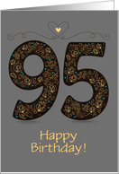 95th Birthday Card....