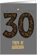 Thirty Years of...