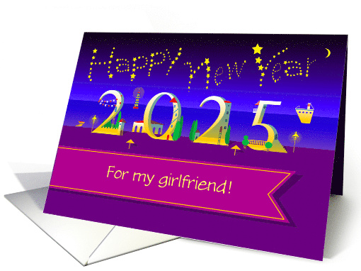Starry Night Delight for Happy New Year 2025 card (1501532)
