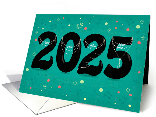 Elegance Happy New Year 2025 card (1502972)