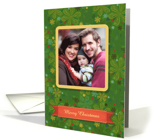 Christmas Tree Colors and Red Ribbon Effect. Custom... (1532152)