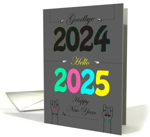Embracing the Transition: Farewell 2024, Greetings 2025 card (1698728)