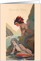 Art Nouveau Sirens Enchanted Coastal Mermaids